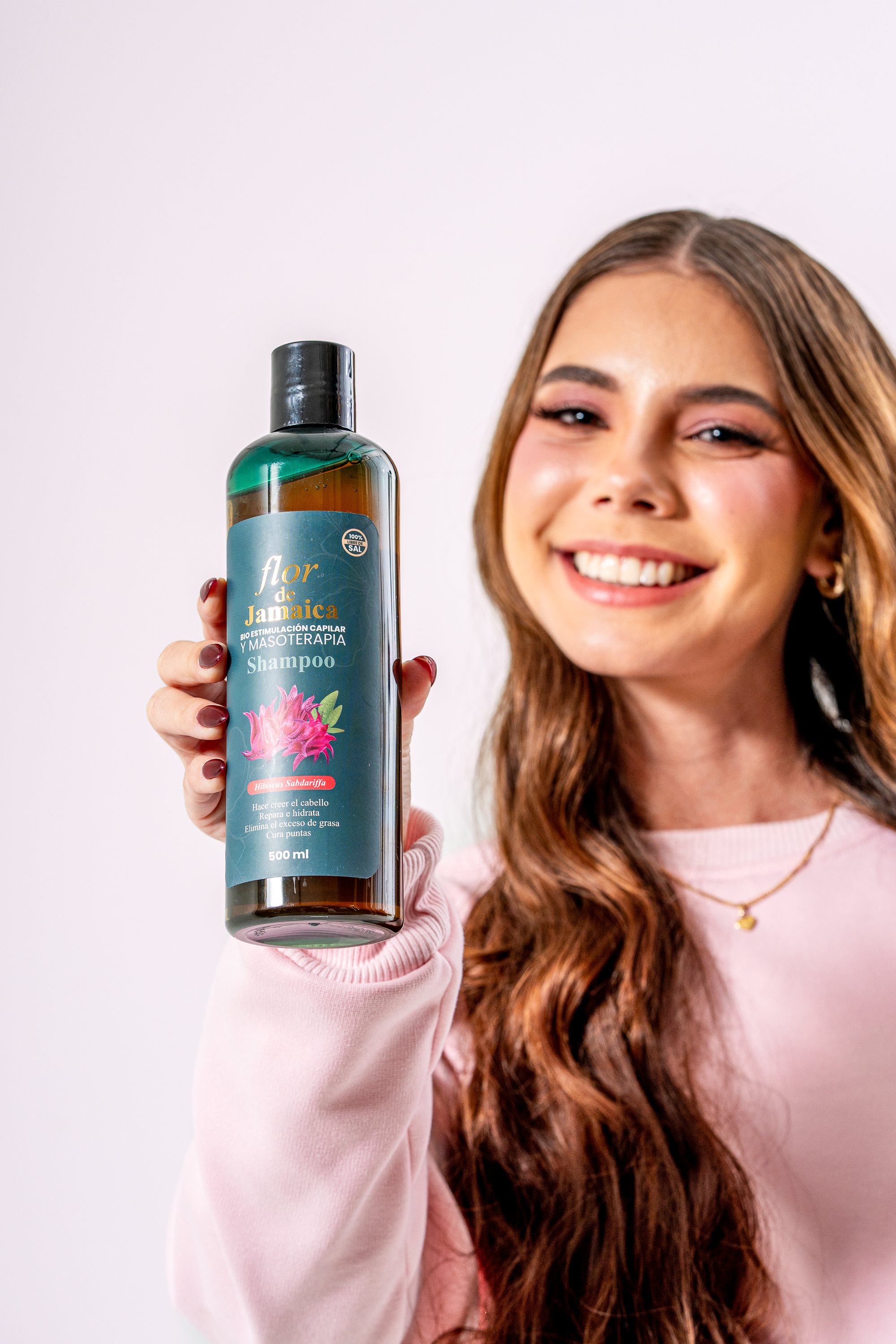 Shampoo Flor de Jamaica Raíz Vital