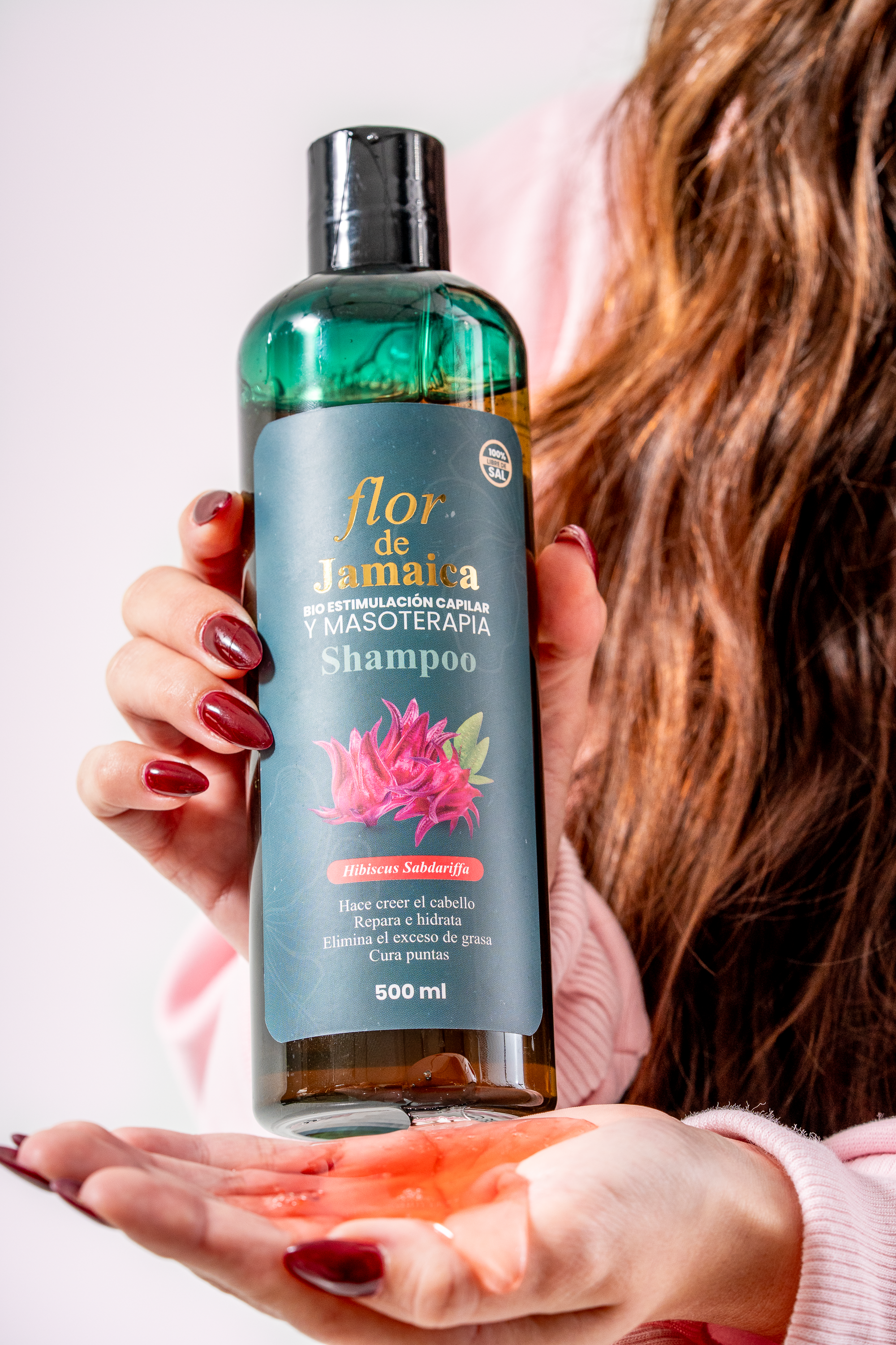 Shampoo Flor de Jamaica Raíz Vital