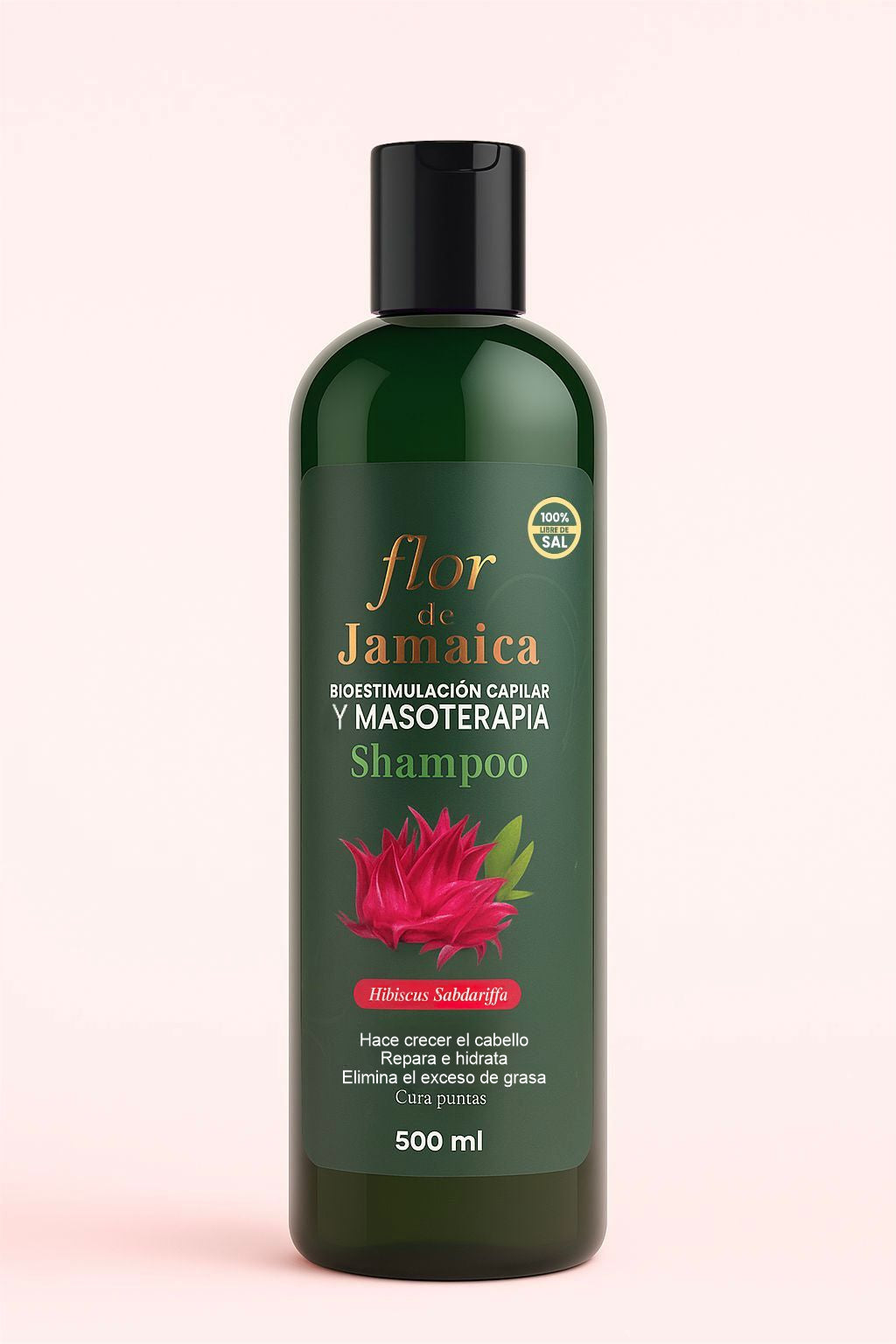 Shampoo Flor de Jamaica Raíz Vital